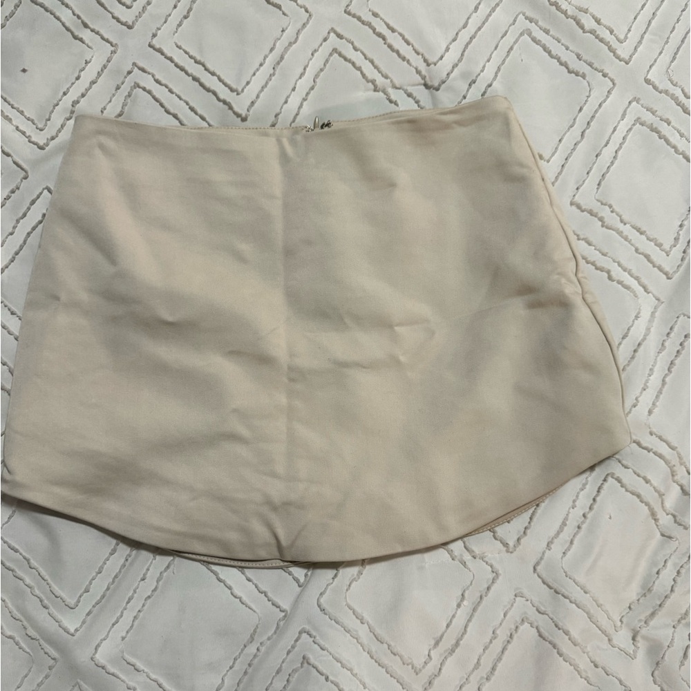 Small Sand Colored mini skirt